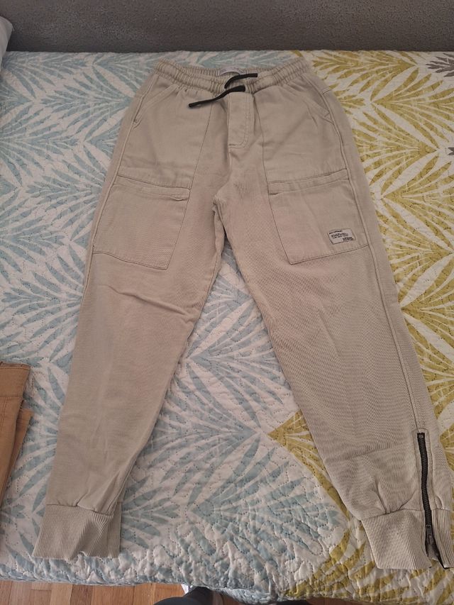 Pantalón niño Zara Talla 11-12 Beige