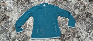 Jersey polar azul con estampado