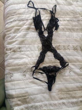 Body Yamamay pizzo nero