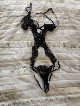 Body Yamamay pizzo nero