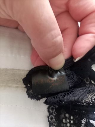 Body Yamamay pizzo nero