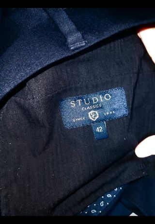 Traje azul marino hombre