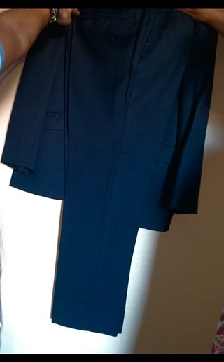 Traje azul marino hombre