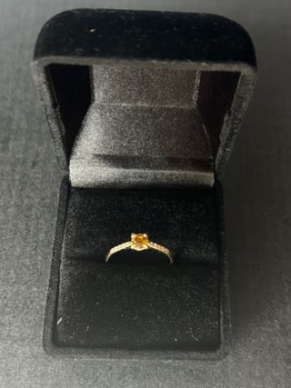 Anillo Oro 14k con Diamantes