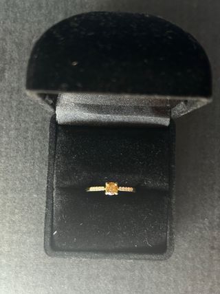 Anillo Oro 14k con Diamantes