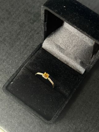 Anillo Oro 14k con Diamantes