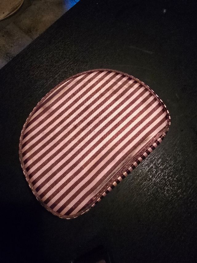 Neceser de rayas con lazo