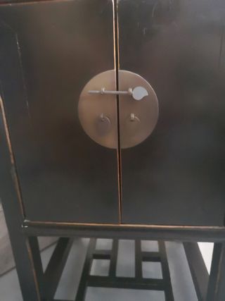 Mobile basso cinese nero a 2 ante