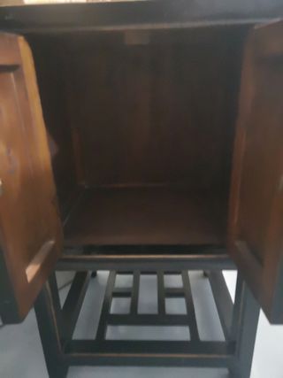 Mobile basso cinese nero a 2 ante