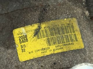 Compresor AC Land Rover Freelander 2,2 TD4 224DT 6G91-19D629-FE