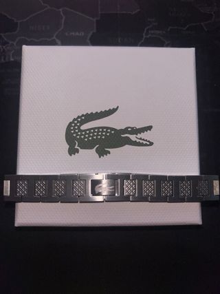 Pulsera Lacoste Plata hombre 