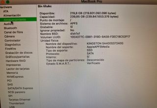 MacBook Pro 13 (2012) - Piezas/Uso Estación