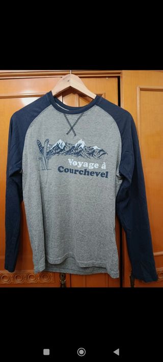 Camiseta manga larga Voyage à Courchevel