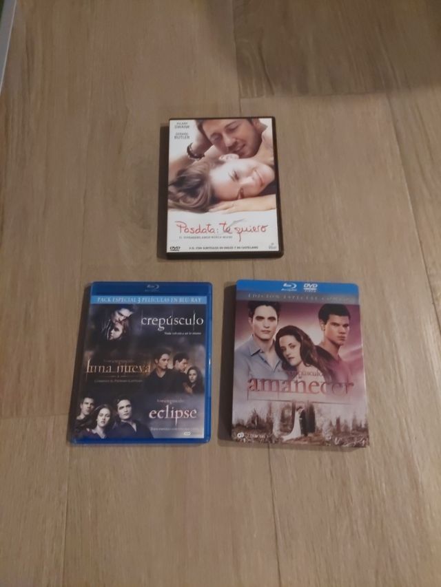 Pack 4 Películas Crepúsculo Blu-ray/DVD