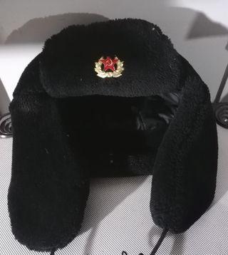 Gorro aviador Soviético URSS con insignia militar