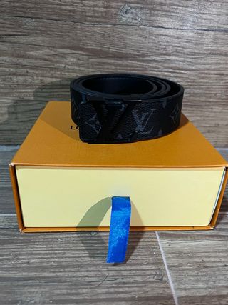 Cinturón Louis Vuitton Negro Gris