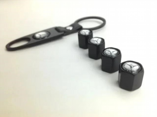Tapones de VÁLVULAS con LLAVERO MERCEDES
