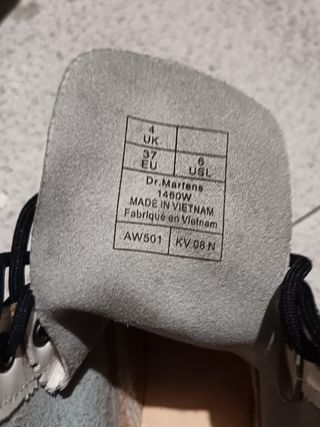 Botas Dr. Martens Blancas Talla 37
