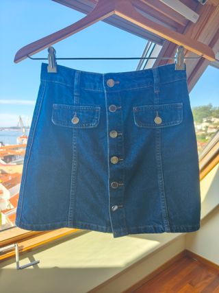 Falda vaquera Zara Talla XS