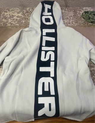 Sudadera Hollister Blanca y Negra