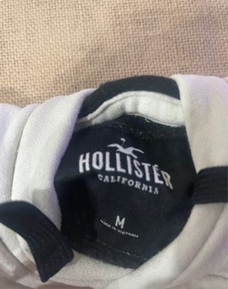 Sudadera Hollister Blanca y Negra