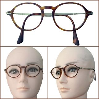 Gafas Persol 3185 redondas carey varillas oro