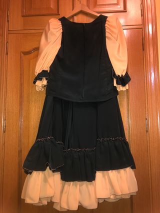 Falda y corpiño flamenca niña 12 años