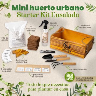 Mini Huerto Urbano NUEVO Interior y Exterior - Kit