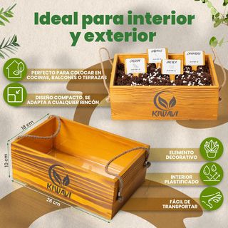Mini Huerto Urbano NUEVO Interior y Exterior - Kit