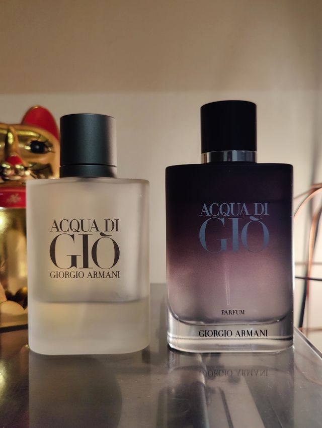 Acqua di Gio Parfum y EDT Giorgio Armani