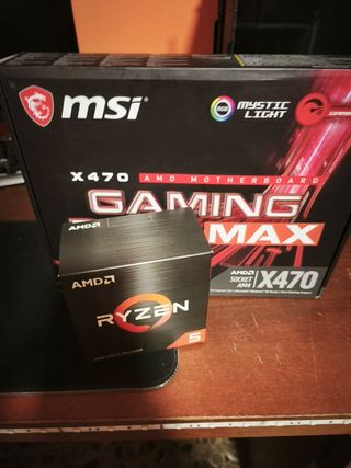 Pack Ryzen 5 + Placa Base MSI, X470+Nvme+ Ram