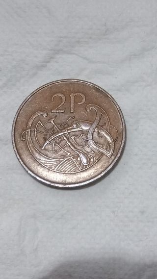3 Monedas 2 Peniques Irlanda 1971, 1975, 1980