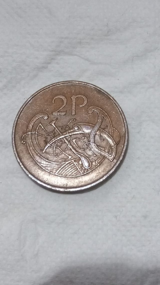 3 Moedas 2 Pence Ireland 1971, 1975, 1980
