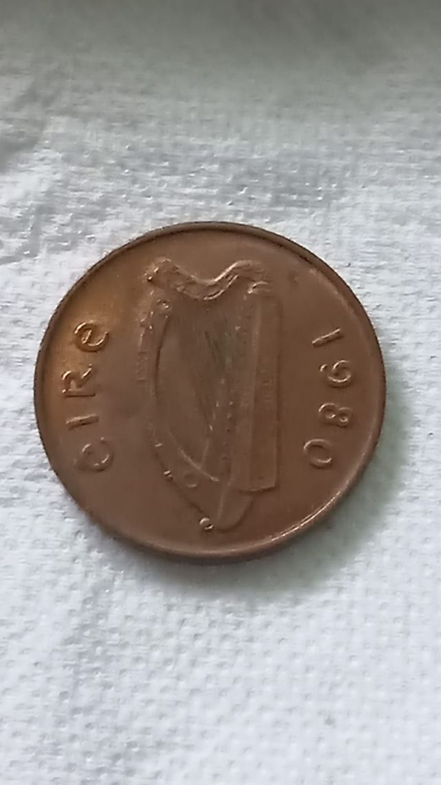3 Moedas 2 Pence Ireland 1971, 1975, 1980