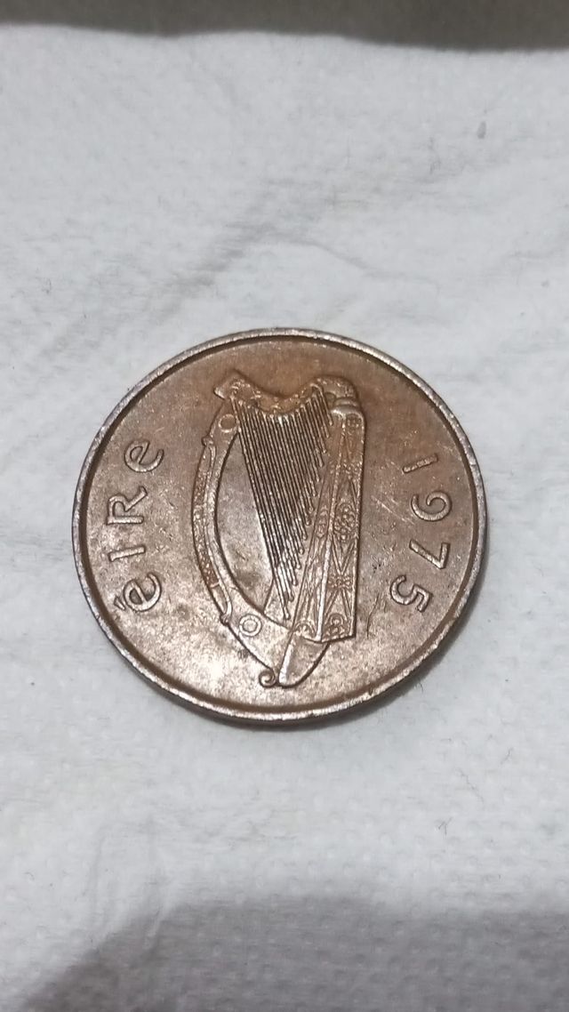 3 Moedas 2 Pence Ireland 1971, 1975, 1980