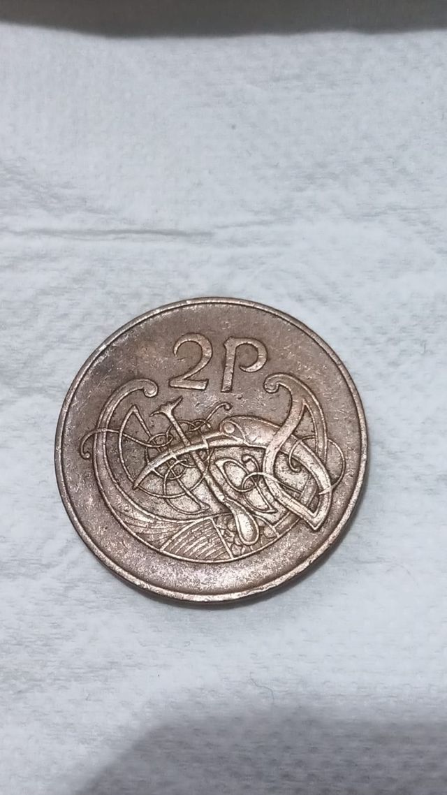 3 Moedas 2 Pence Ireland 1971, 1975, 1980