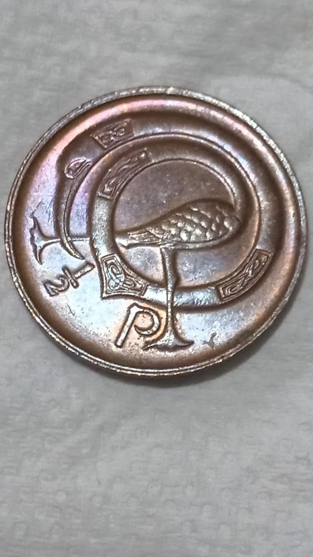 Meio Cêntimo (1/2 Penny) Irlanda 1980