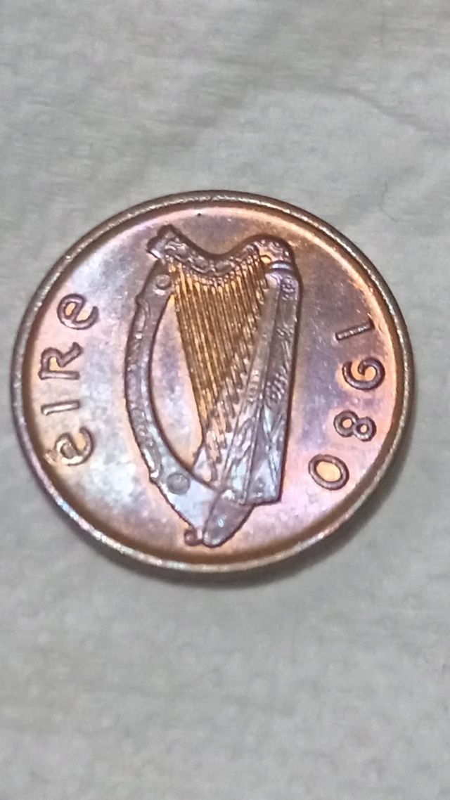 Meio Cêntimo (1/2 Penny) Irlanda 1980