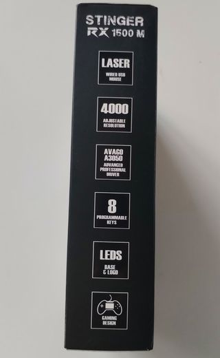 Ratón Gaming Stinger RX 1500 M