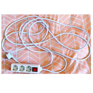 Regleta 3 enchufes con interruptor