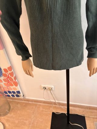 Jersey lana verde talla única
