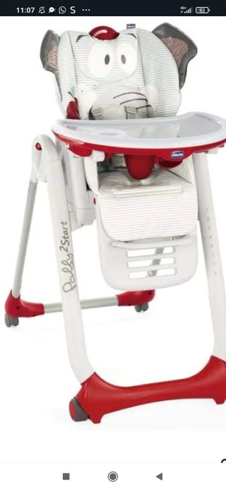 Trona Chicco Polly 2 Start Elefante