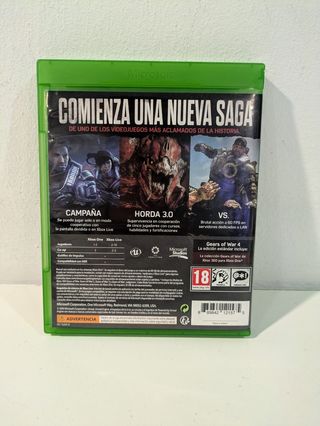 Pack 4 Juegos Xbox One Gears of War