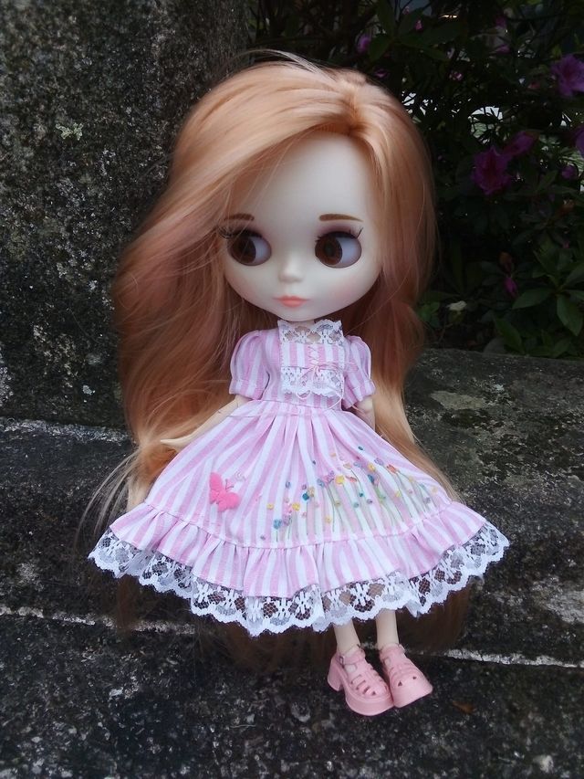 MUÑECA TIPO BLYTHE CON CUERPO ARTICULADO&CARA MATE
