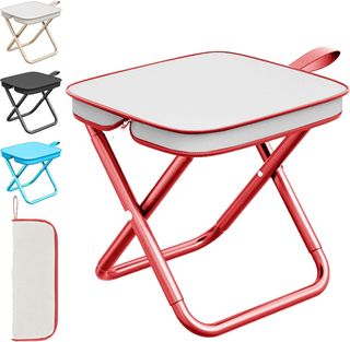 Taburete Plegable Portátil, Banco Plegable Exterior, Mini Taburete Plegable para Viajes Senderismo Jardín Pesca Barbacoa Playa