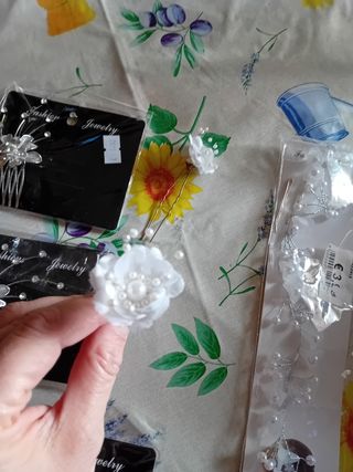 Set accessori capelli sposa/cerimonia