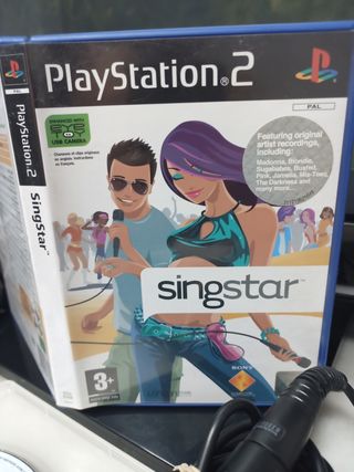 Singstar PS2 + 2 micrófonos