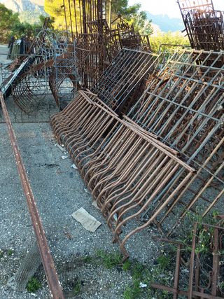 Barandilla de hierro forjado