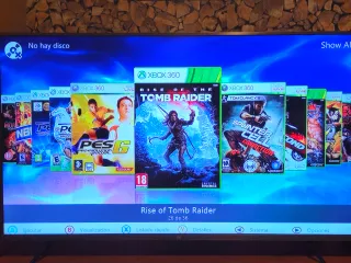 Xbox 360 Slim Negra + Mando y Juego