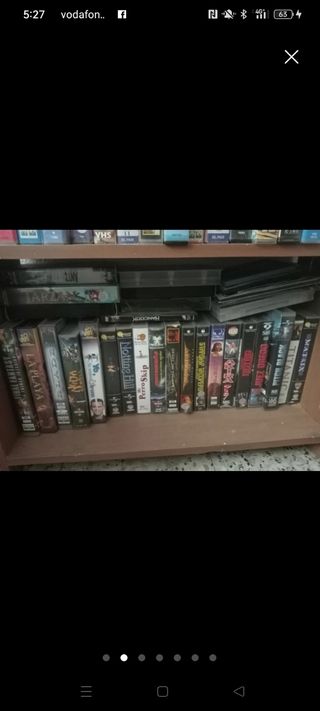 Lote DVD + VHS+ discos DVD